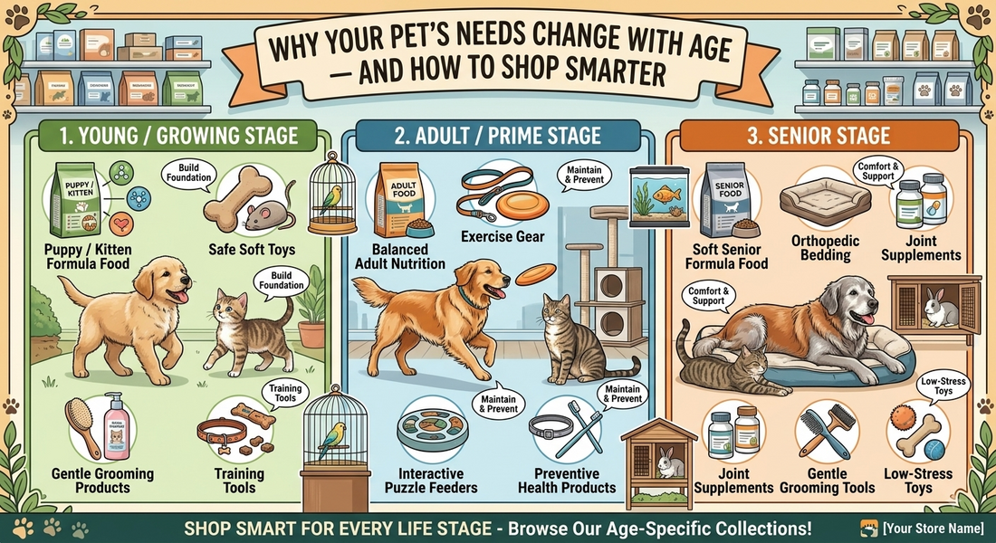 Why Your Pet's Needs Change With Age — And How to Shop Smarter