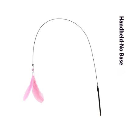 Interactive Feather Cat Teaser Wand