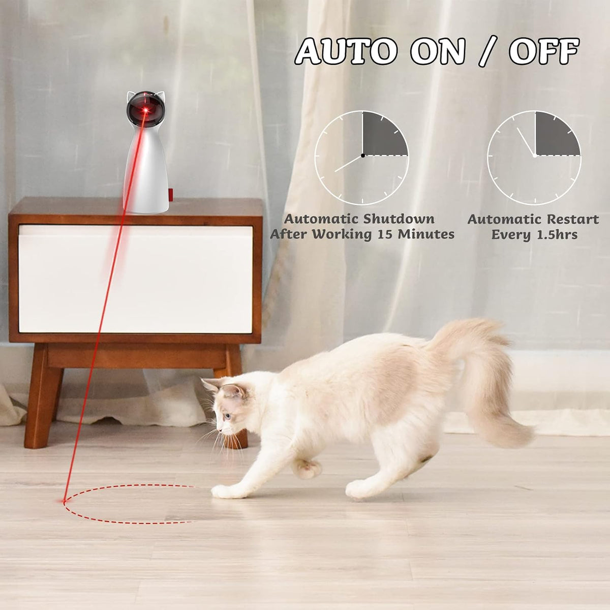Automatic Interactive Laser Cat Toy