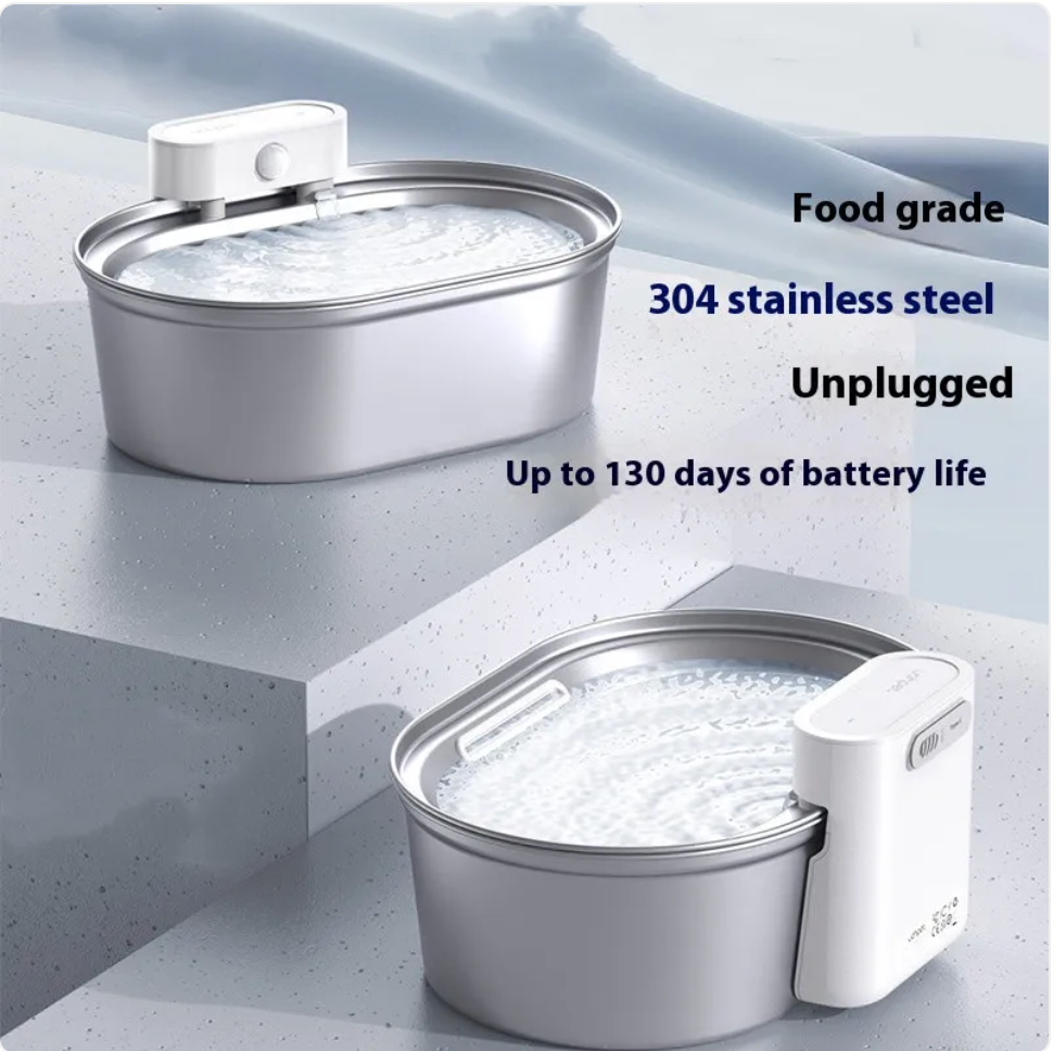 Stainless Steel Automatic Pet Water Fountain