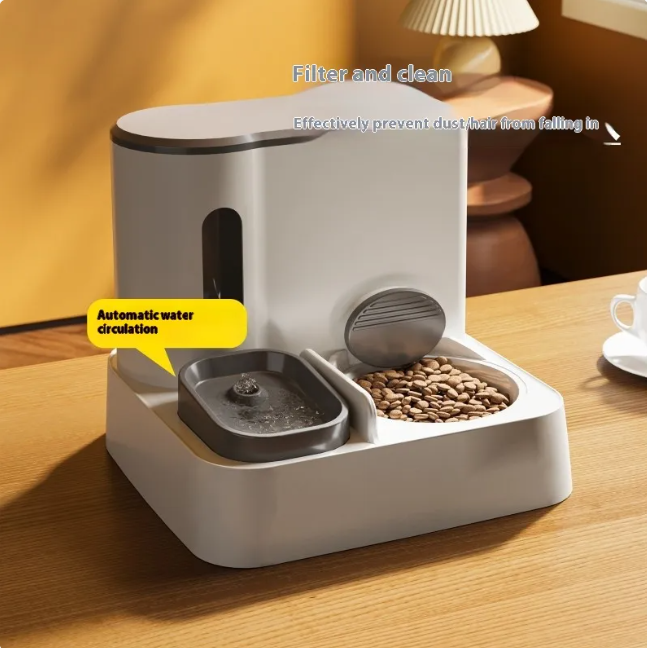 Automatic Cat Feeder & Water Dispenser Set