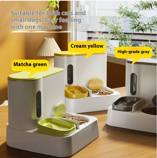 Automatic Cat Feeder & Water Dispenser Set