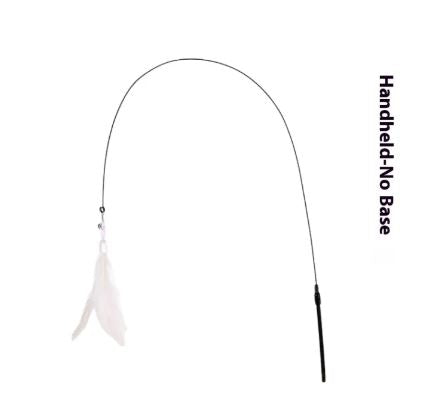 Interactive Feather Cat Teaser Wand